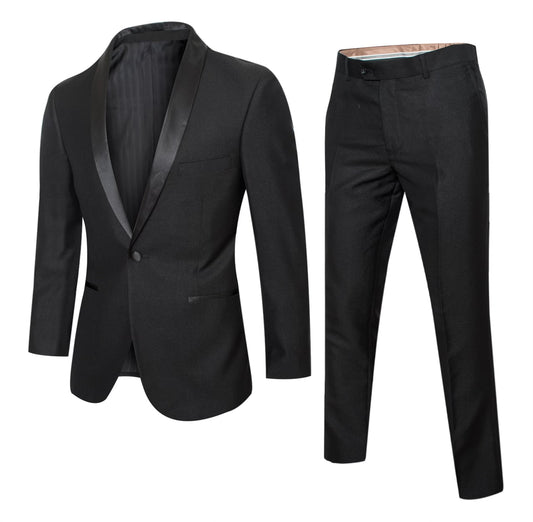 2 Piece Slim Fit Tuxedo - Black (2ST264501)