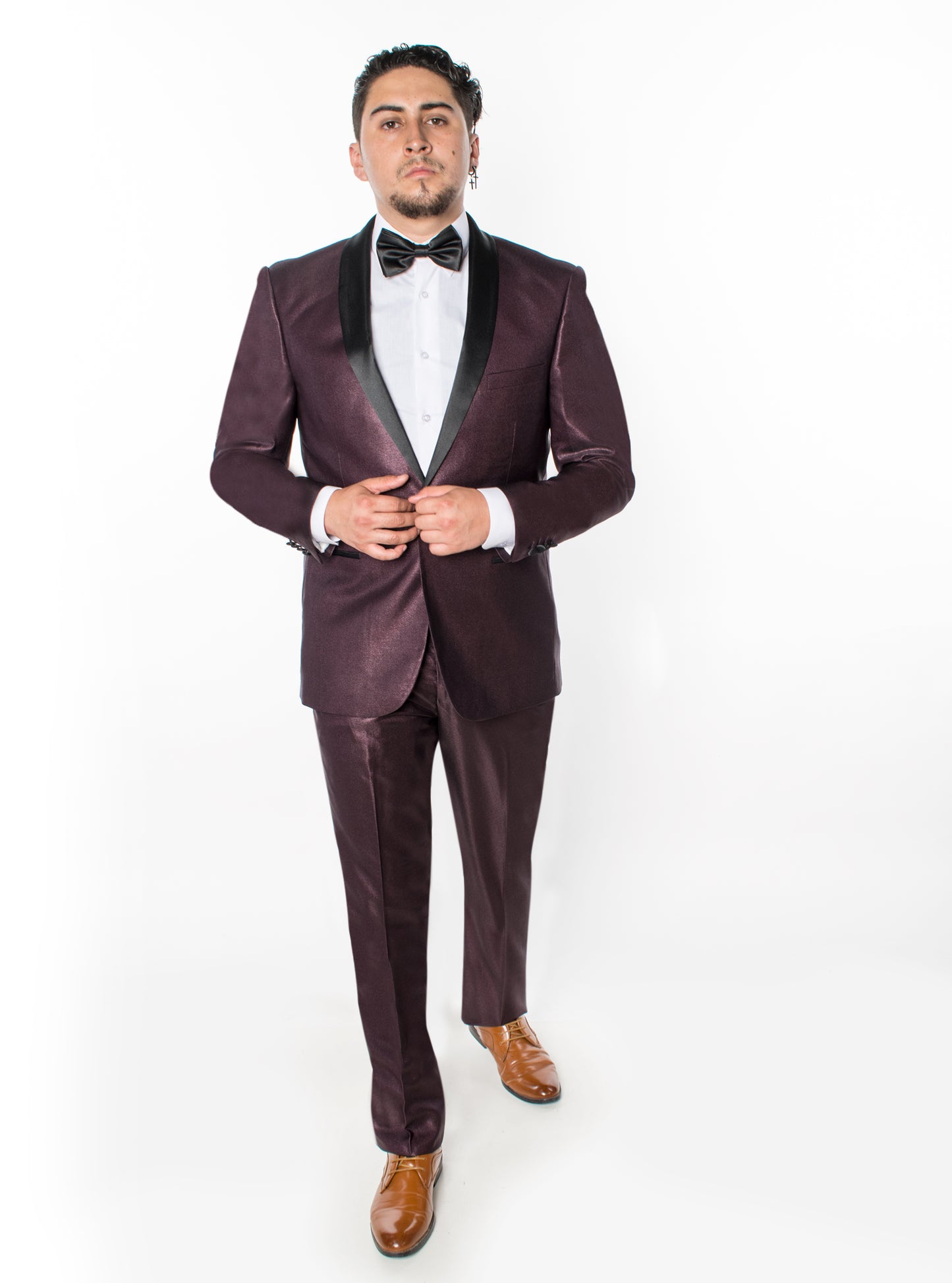 2 Piece Slim Fit Tuxedo - Maroon (2ST040809)