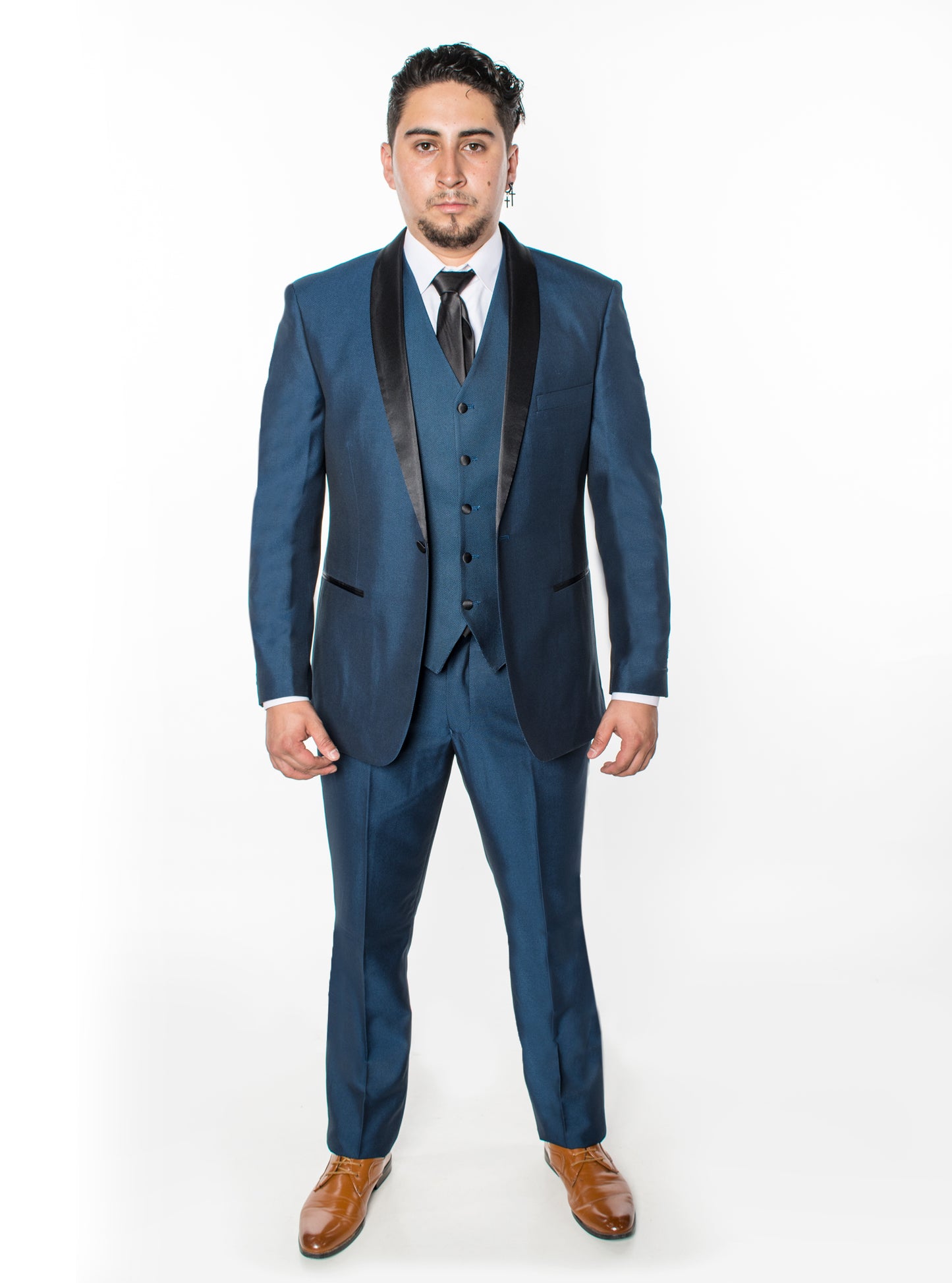 3 Piece Slim Fit Tuxedo - Midnight Blue (1264504)