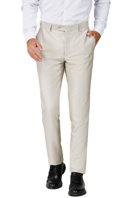 Slim Fit Dress Pants - Beige (188907)