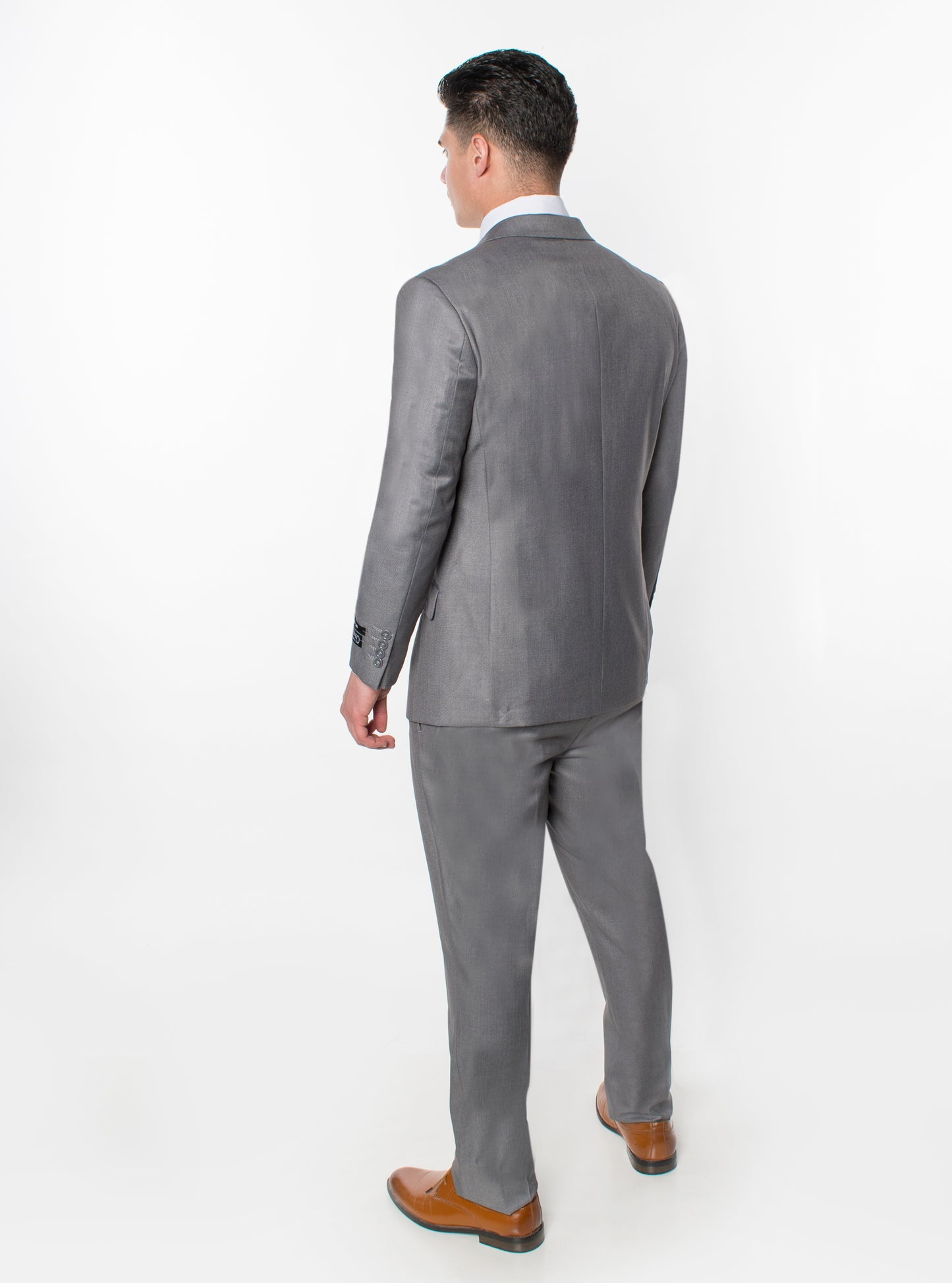 3 Piece Classic Fit Suits - Light Grey (874506R)