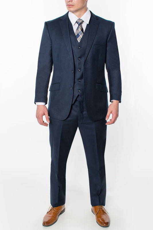 3 Piece Slim Fit Suit - Navy (874502S)