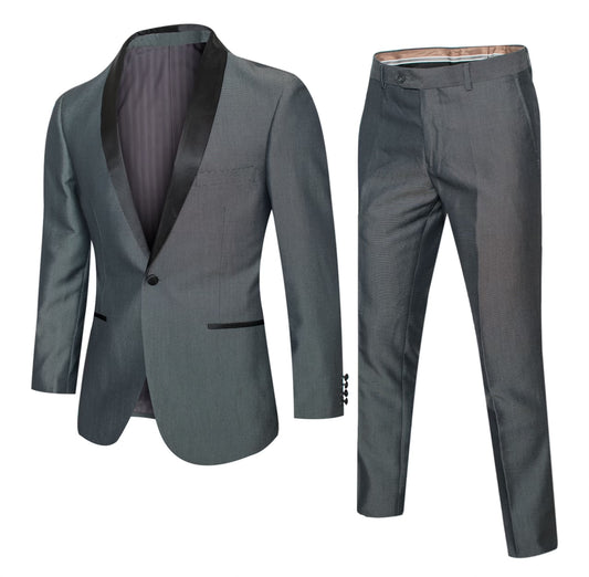 2 Piece Slim Fit Tuxedo - Grey (2ST264503)