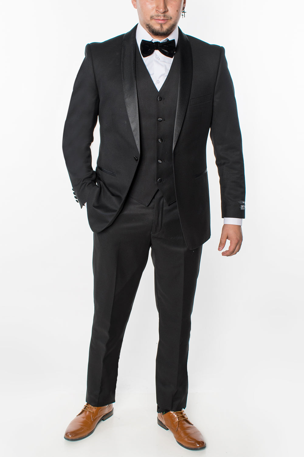 3 Piece Slim Fit Tuxedo - Black (1874501)