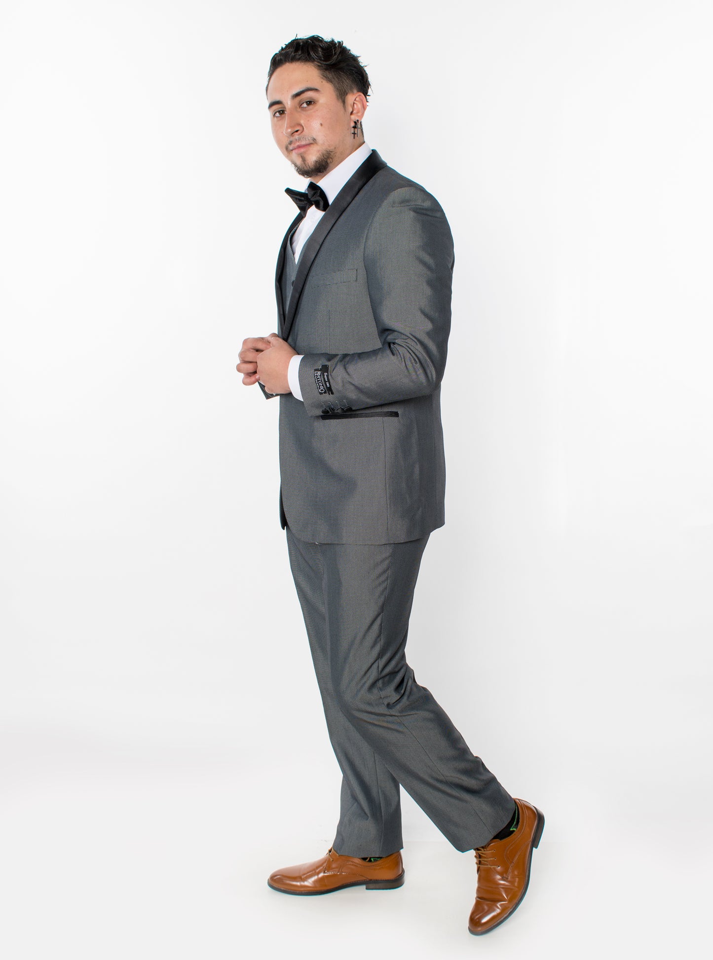 3 Piece Slim Fit Tuxedo - Grey (1264503)