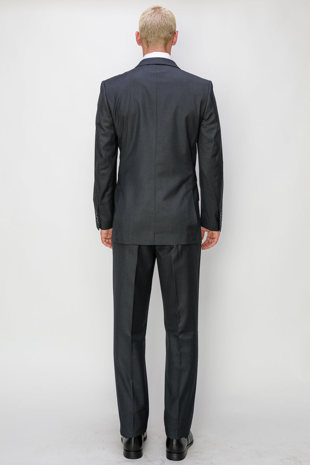 2 Piece Slim Fit Single Breasted Suits - Charcoal (2N874505)