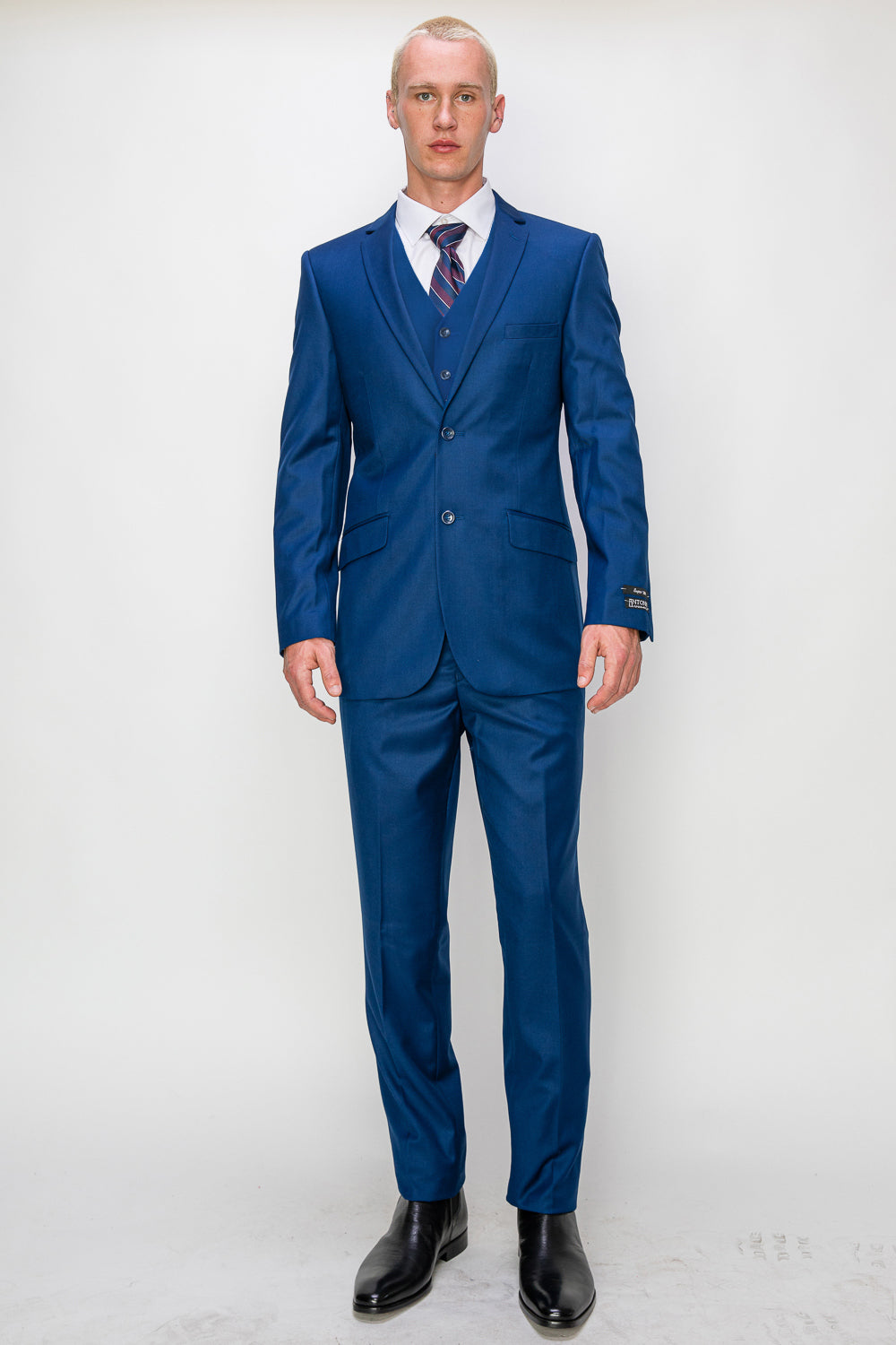 3 Piece Slim Fit Suit - Blue (874504S)