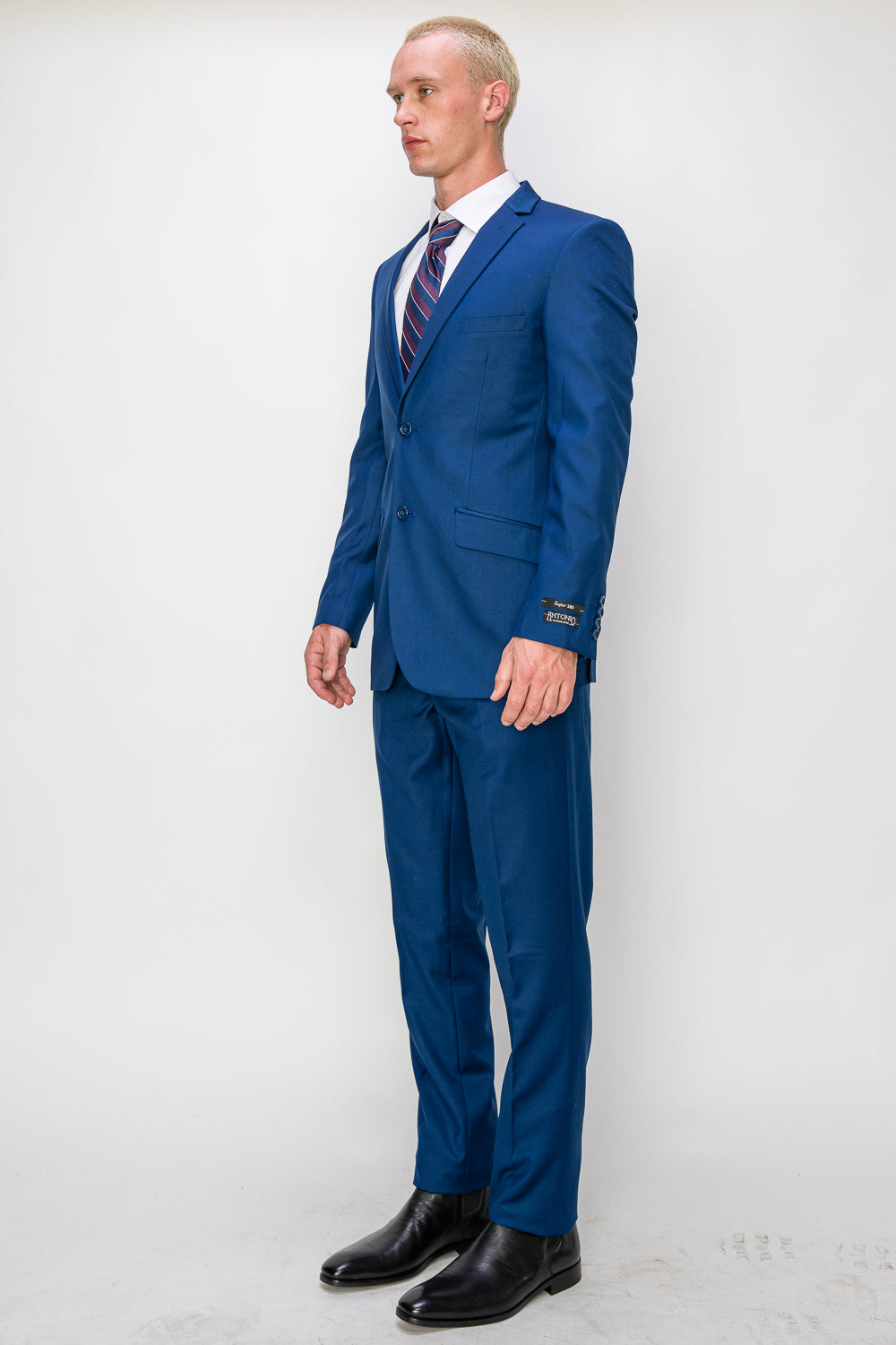 2 Piece Slim Fit Single Breasted Suits - Indigo (2N874504)