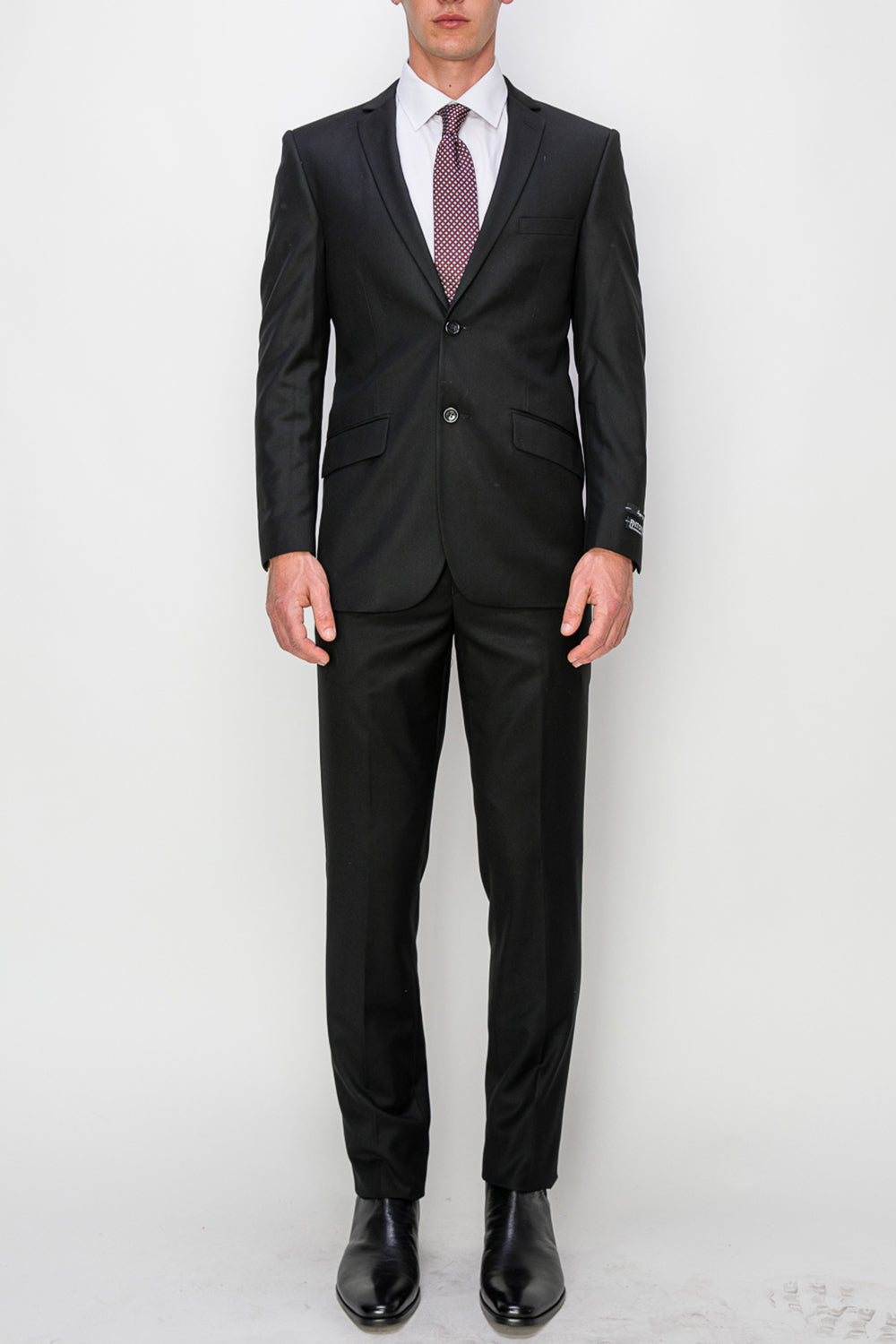 2 Piece Slim Fit Single Breasted Suits - Black (2N874501)