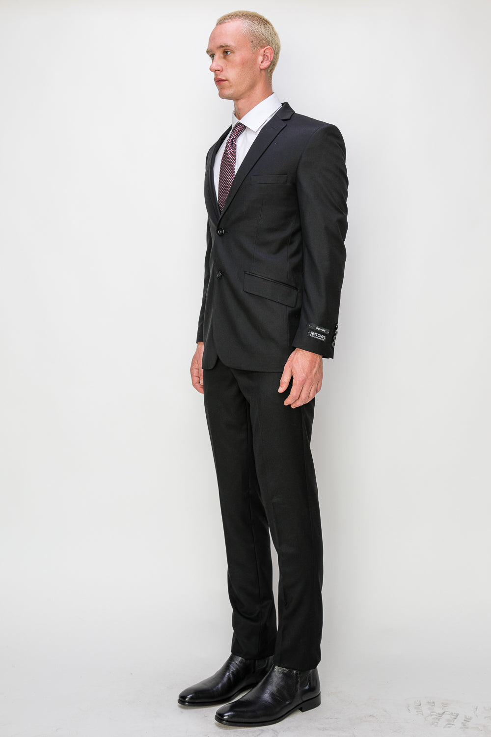 2 Piece Slim Fit Single Breasted Suits - Black (2N874501)