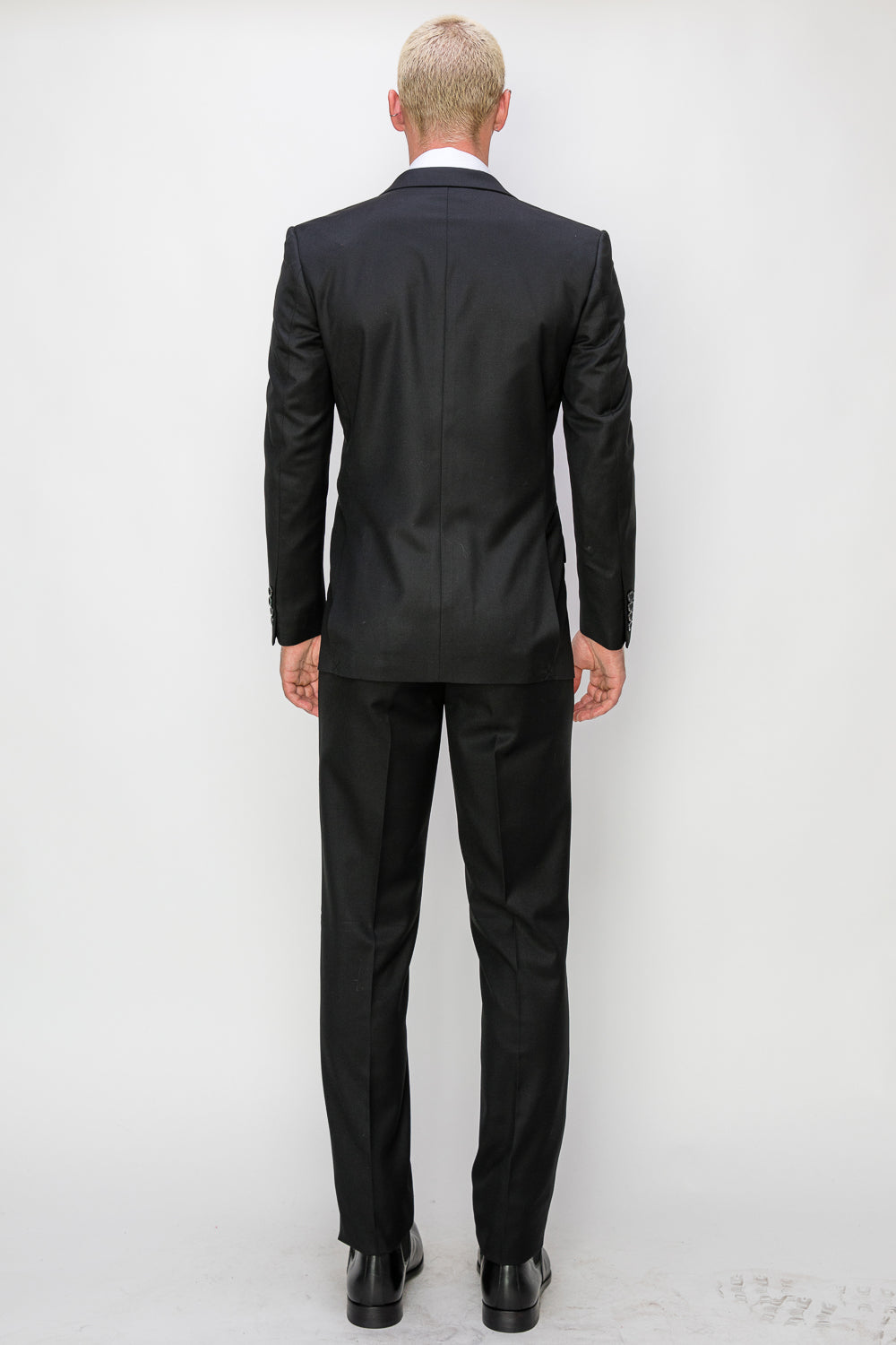 2 Piece Slim Fit Single Breasted Suits - Black (2N874501)