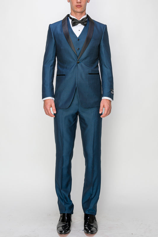 3 Piece Slim Fit Tuxedo - Midnight Blue (1264504)