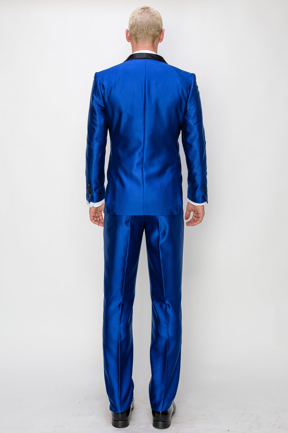 3 Piece Slim Fit Tuxedo - Shiny Royal Blue (1970908)