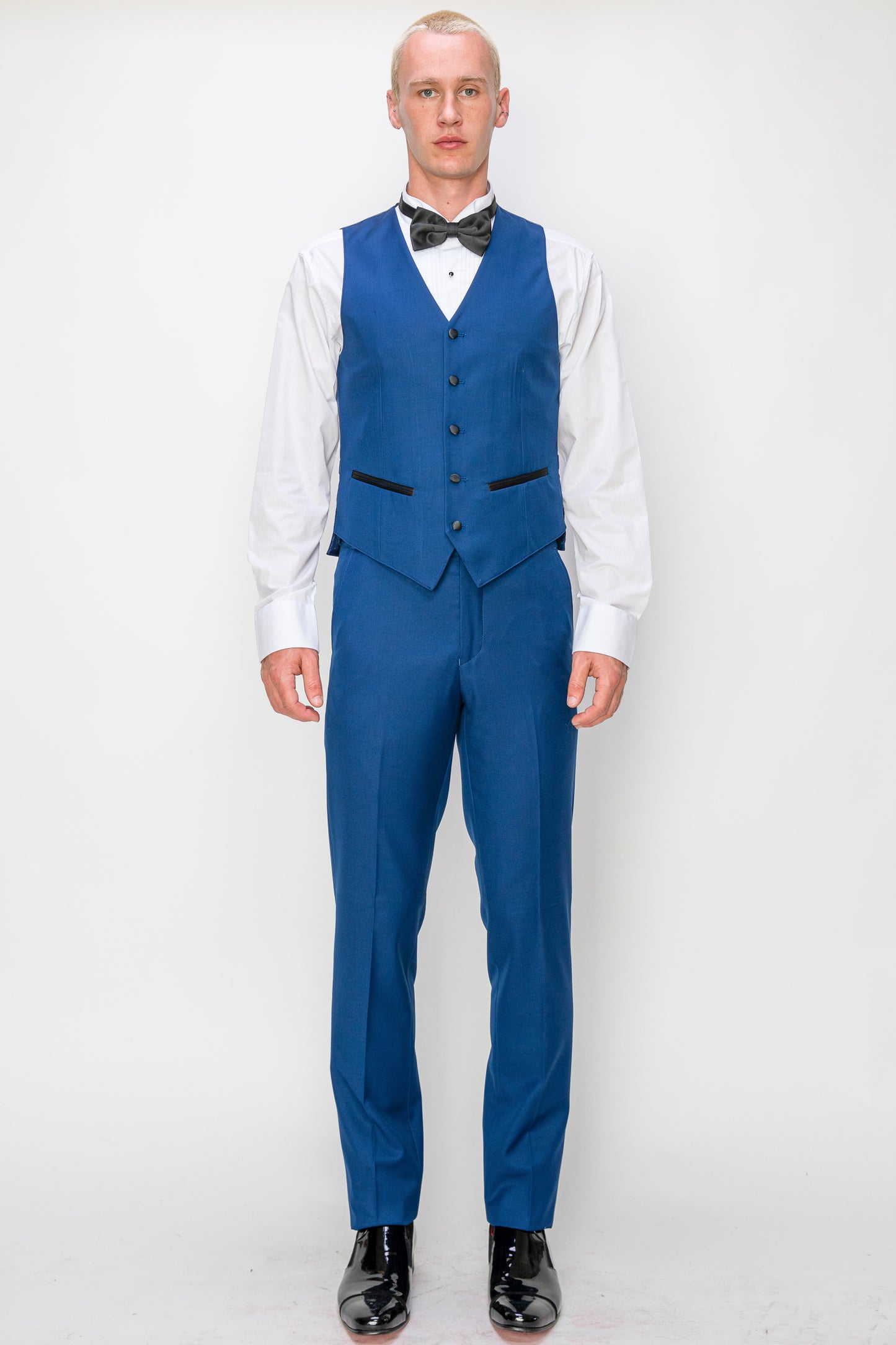 3 Piece Slim Fit Tuxedo - French Blue (1874504)