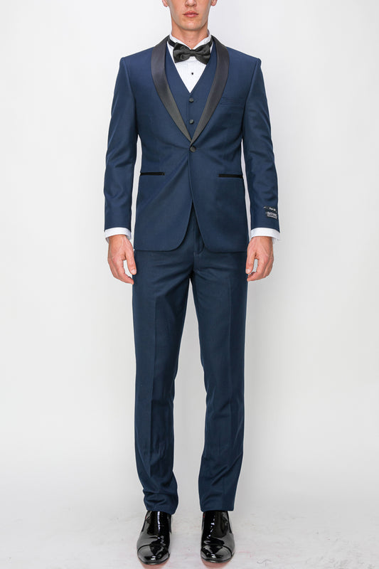 3 Piece Slim Fit Tuxedo - Navy (1874502)