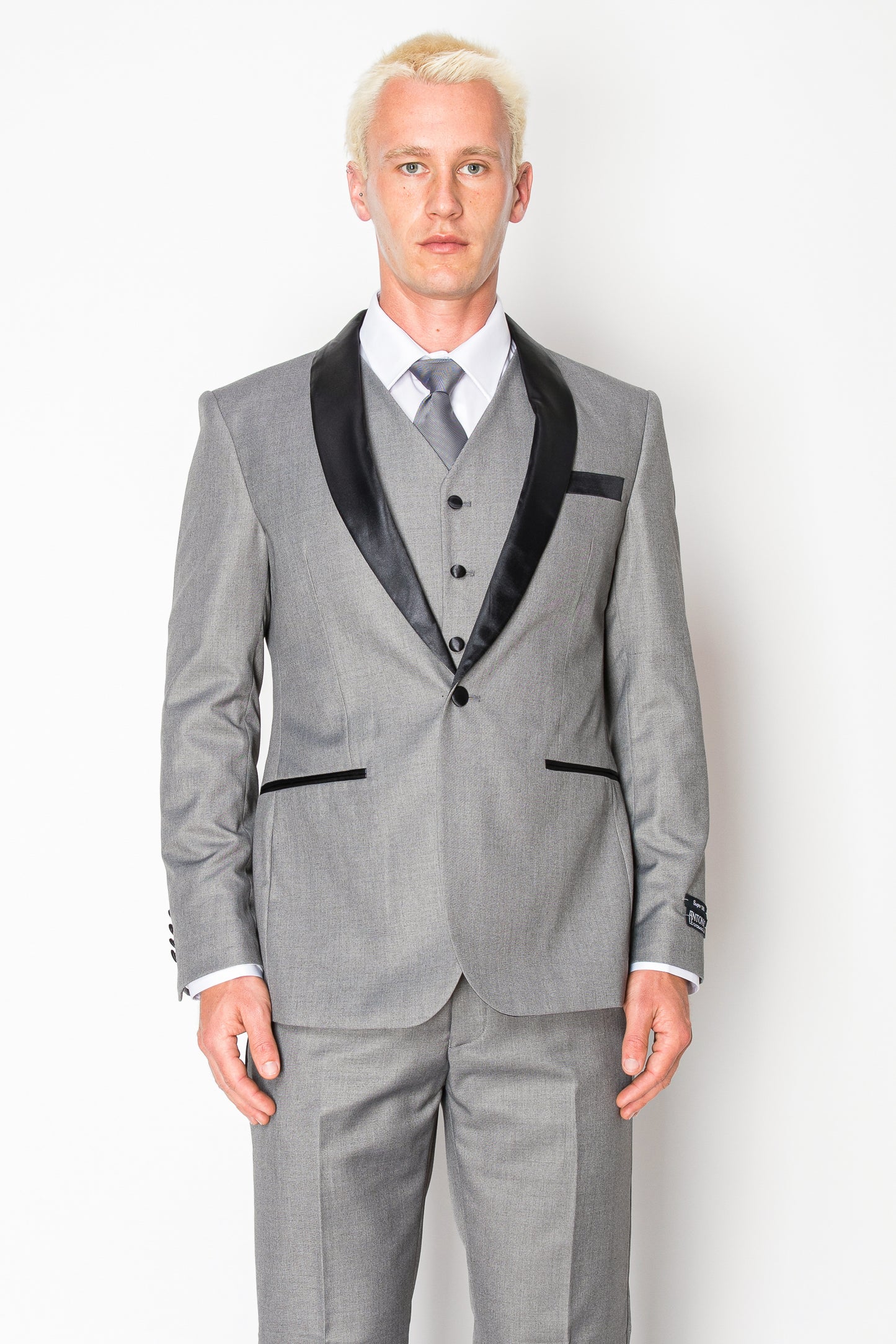 3 Piece Slim Fit Tuxedo - Grey (1874506)