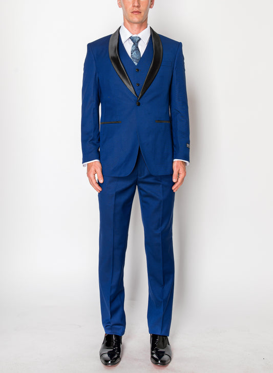 3 Piece Slim Fit Tuxedo - Blue (1264508)