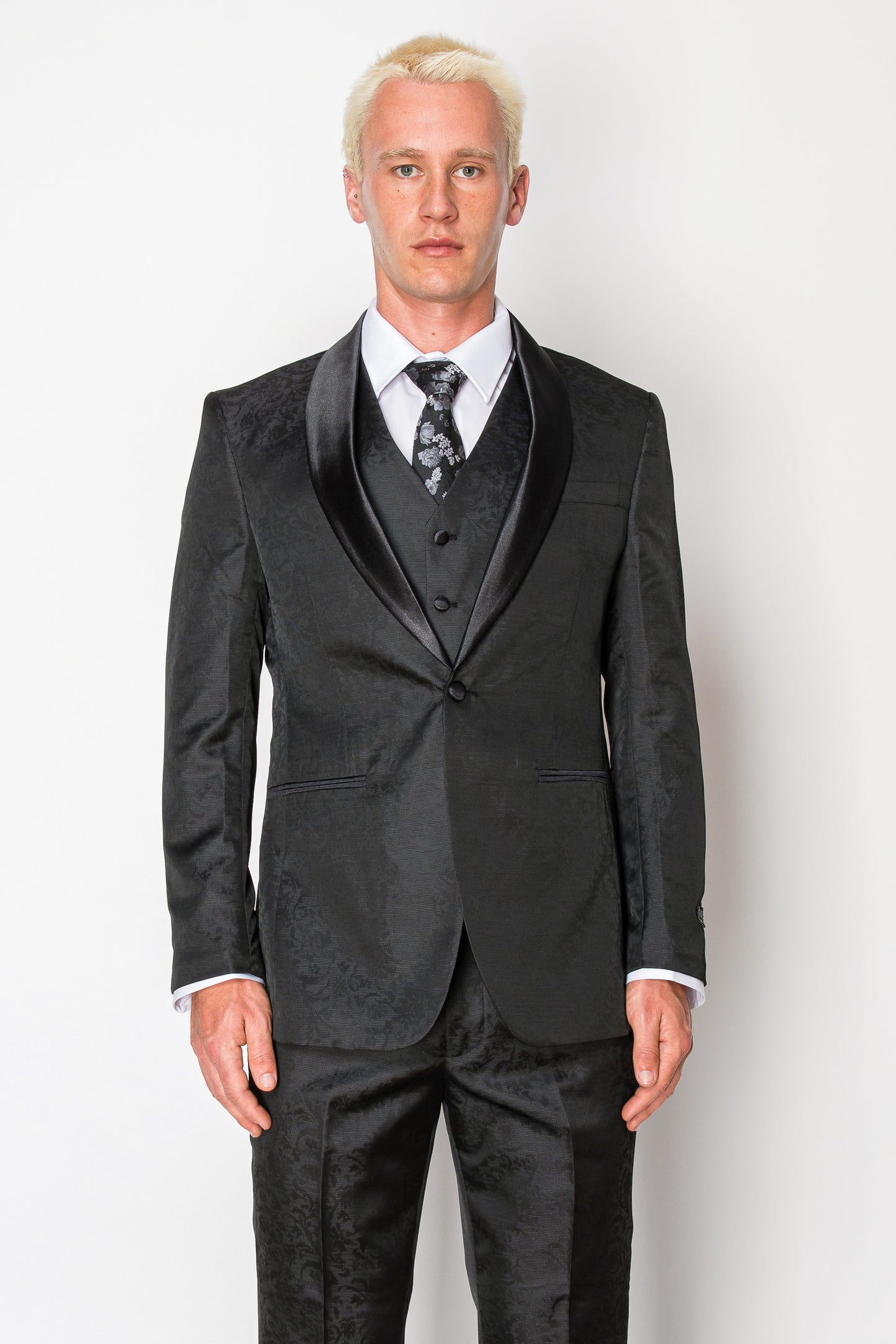 3 Piece Slim Fit Tuxedo - Charcoal (1803301)