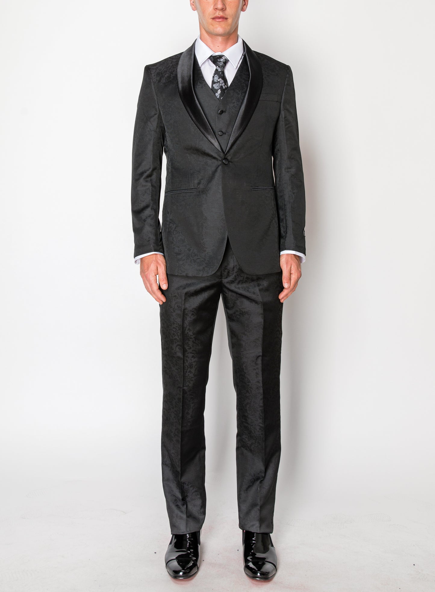 3 Piece Slim Fit Tuxedo - Charcoal (1803301)