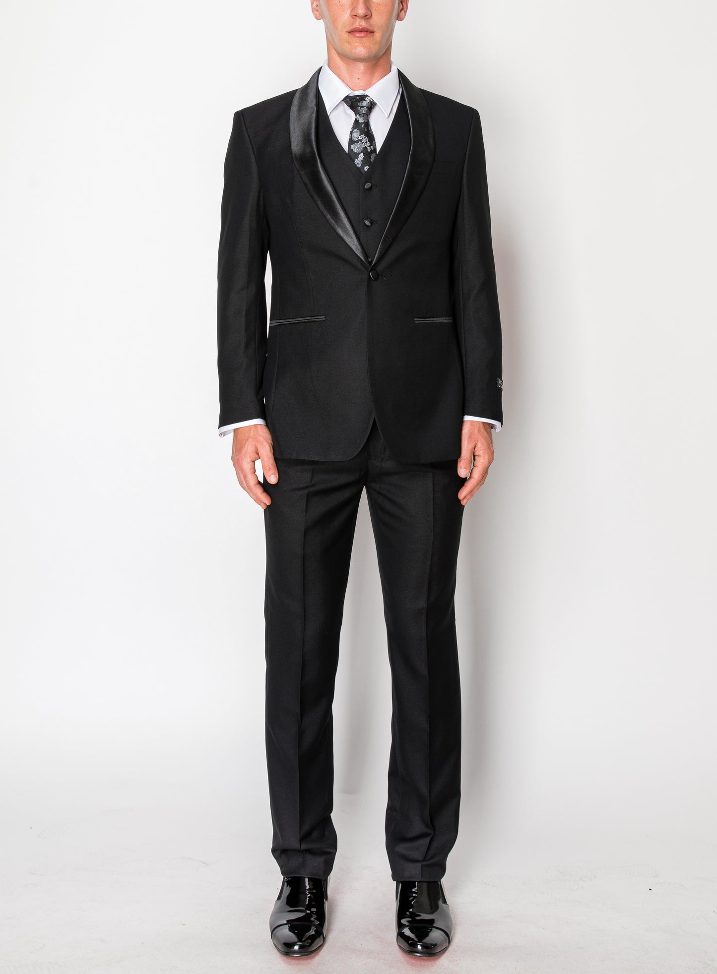 3 Piece Slim Fit Tuxedo - Black (1264501)