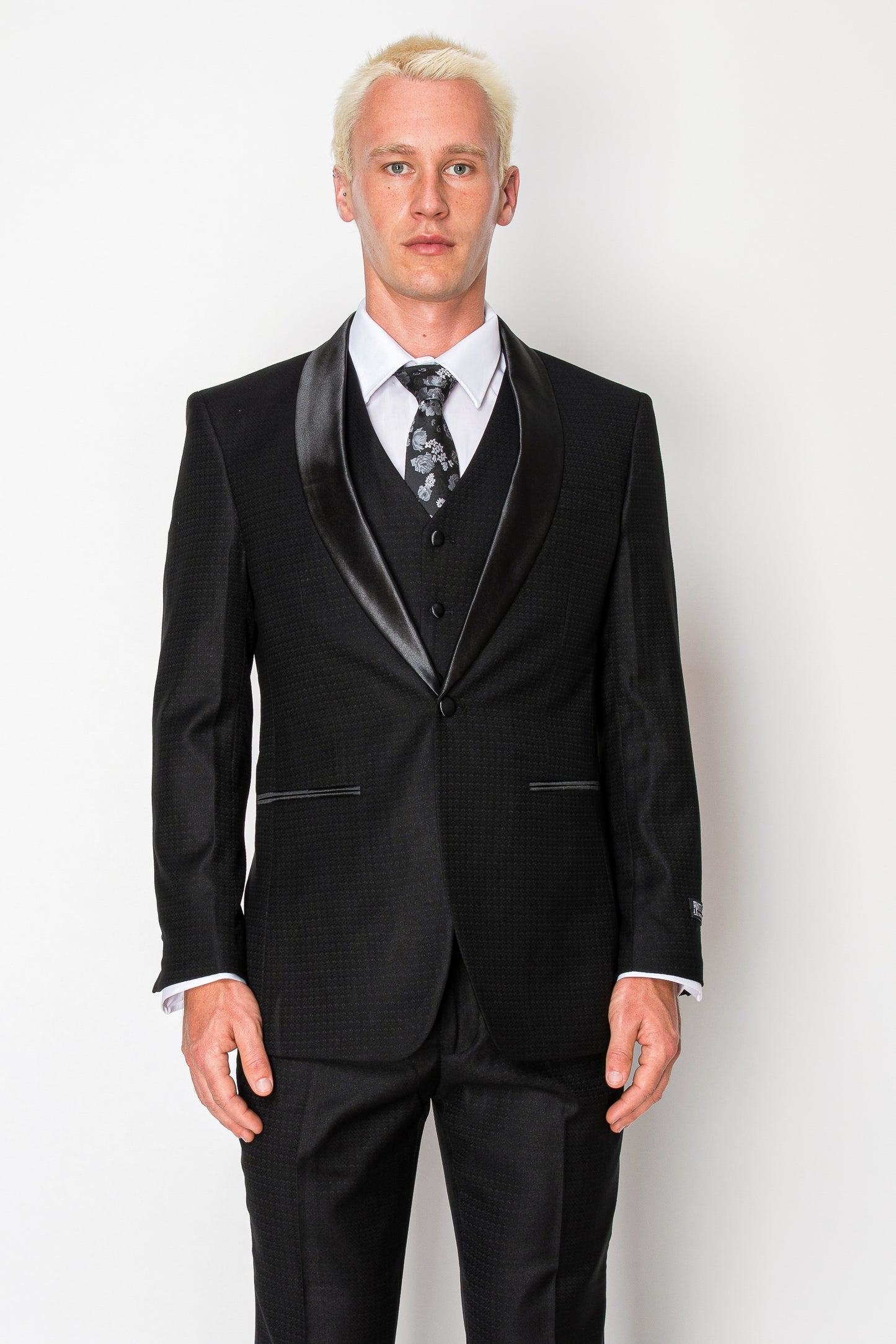 3 Piece Slim Fit Tuxedo - Black (1560801)