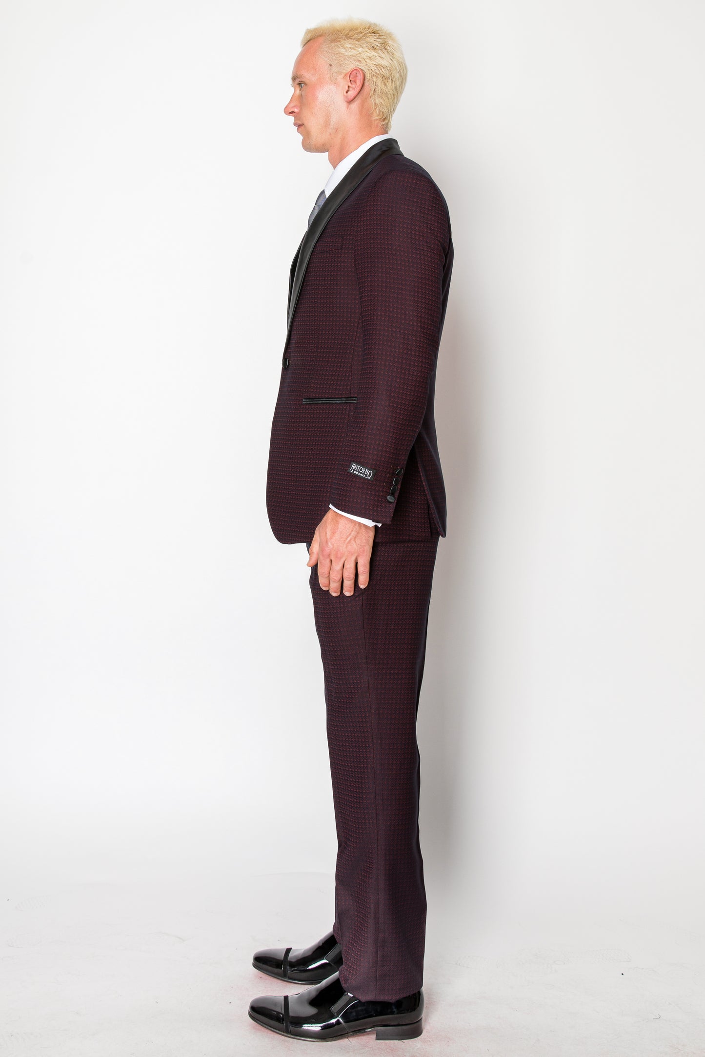 3 Piece Slim Fit Tuxedo - Burgundy (1560810)