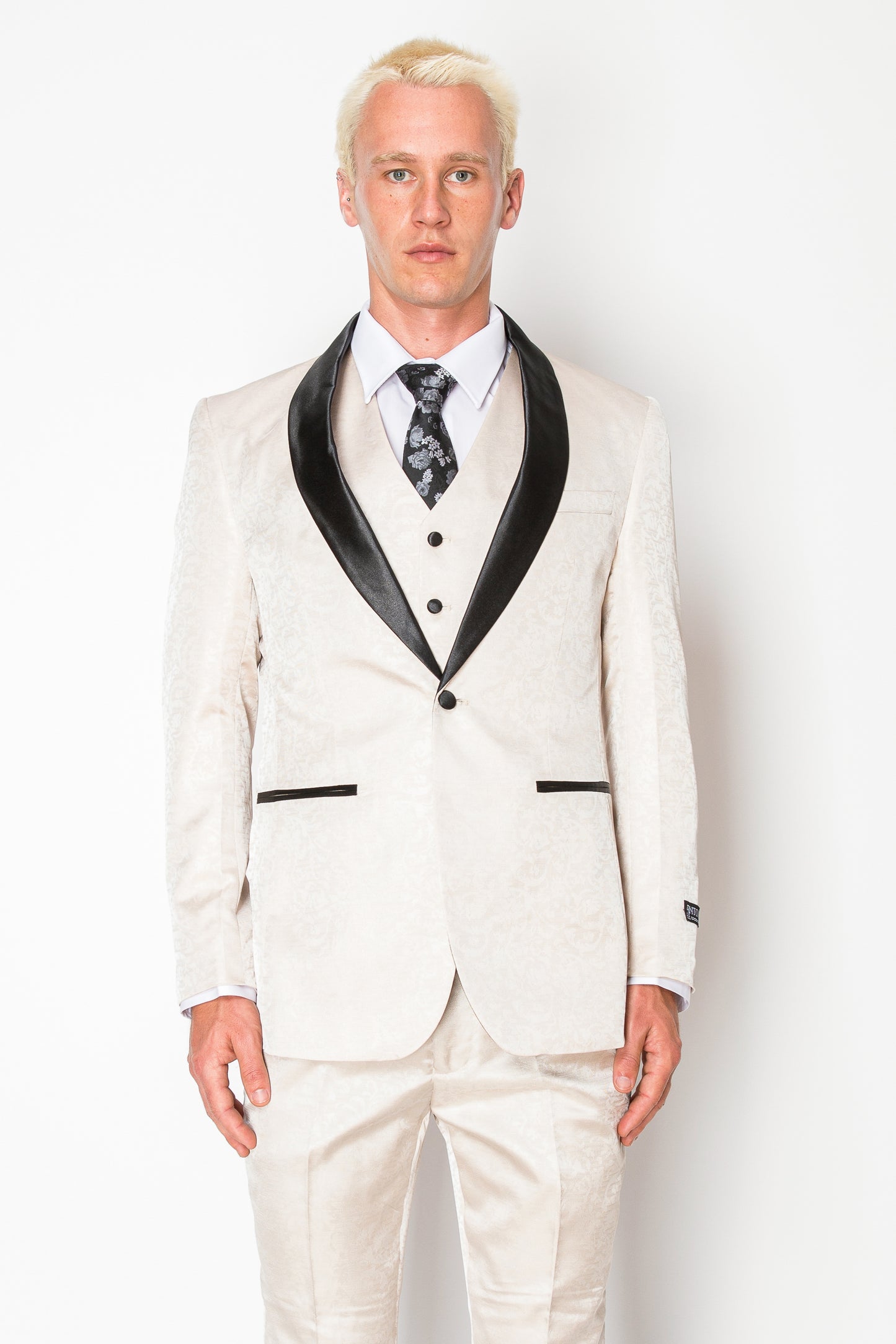 3 Piece Slim Fit Tuxedo - White (1803307)