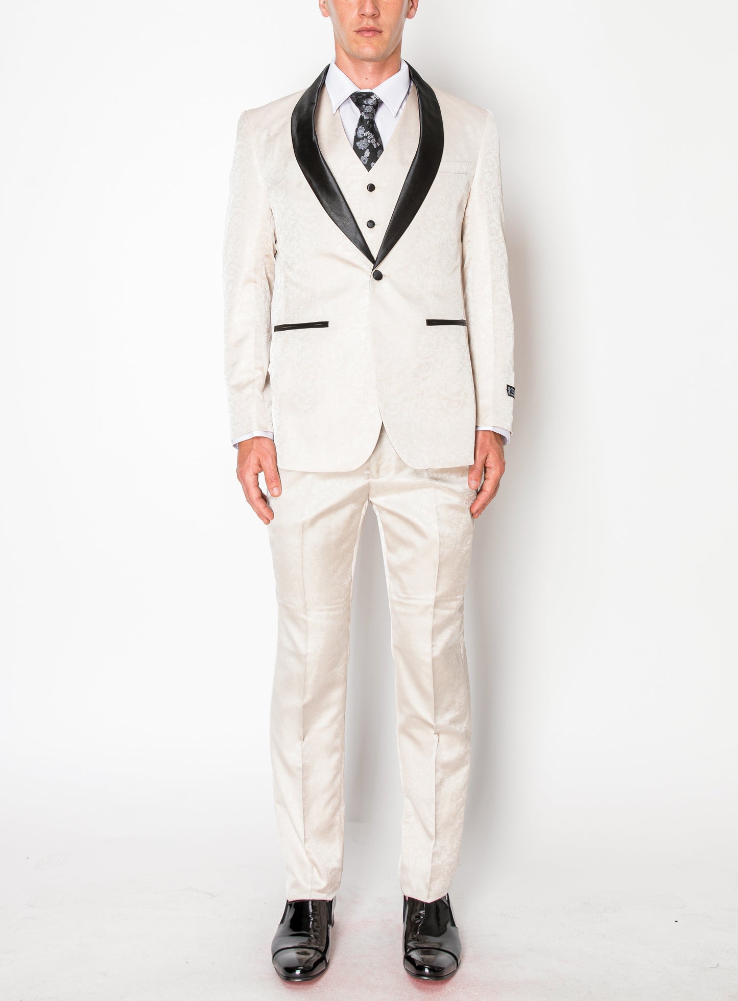 3 Piece Slim Fit Tuxedo - White (1803307)