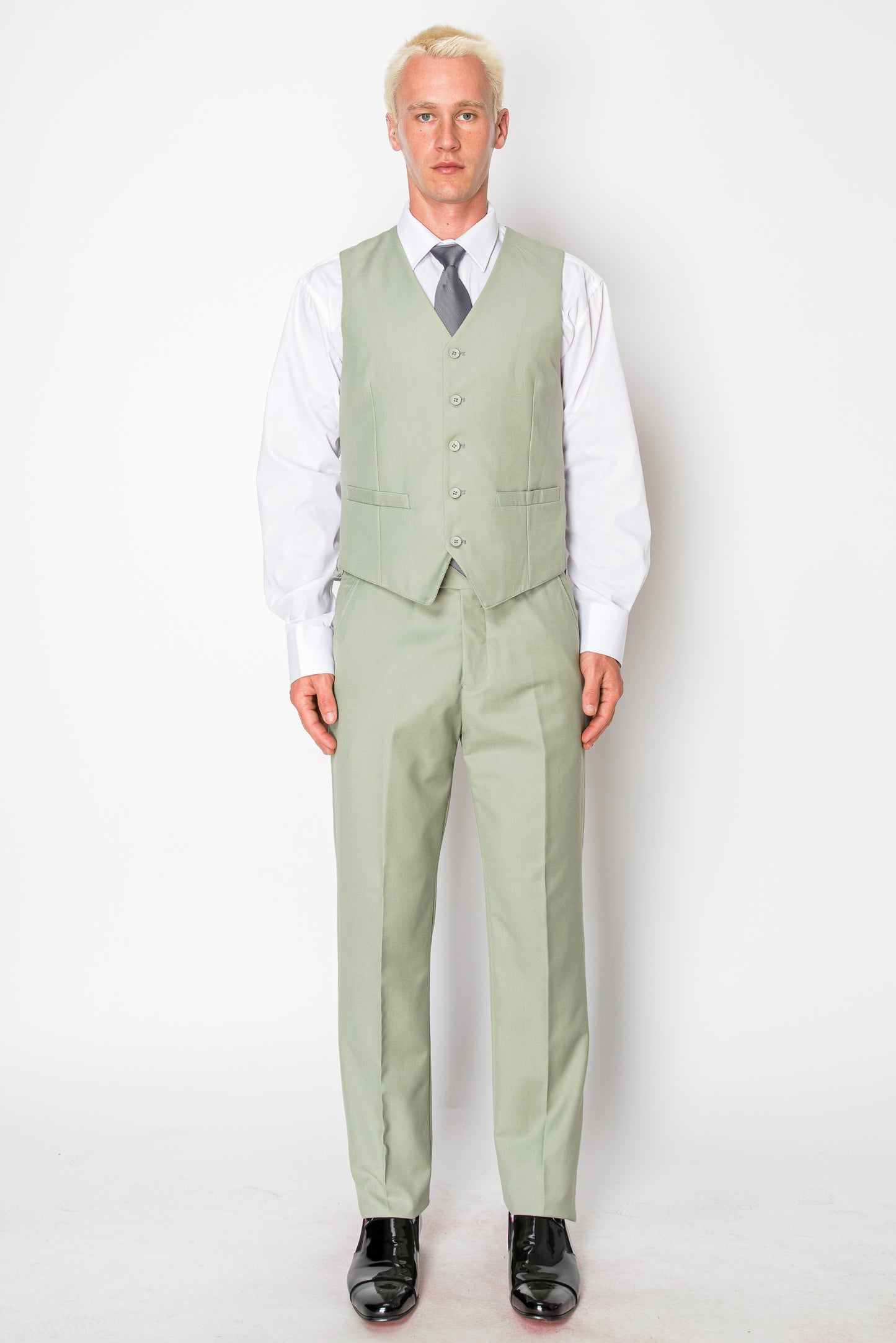 3 Piece Slim Fit Suit - Green (874516)