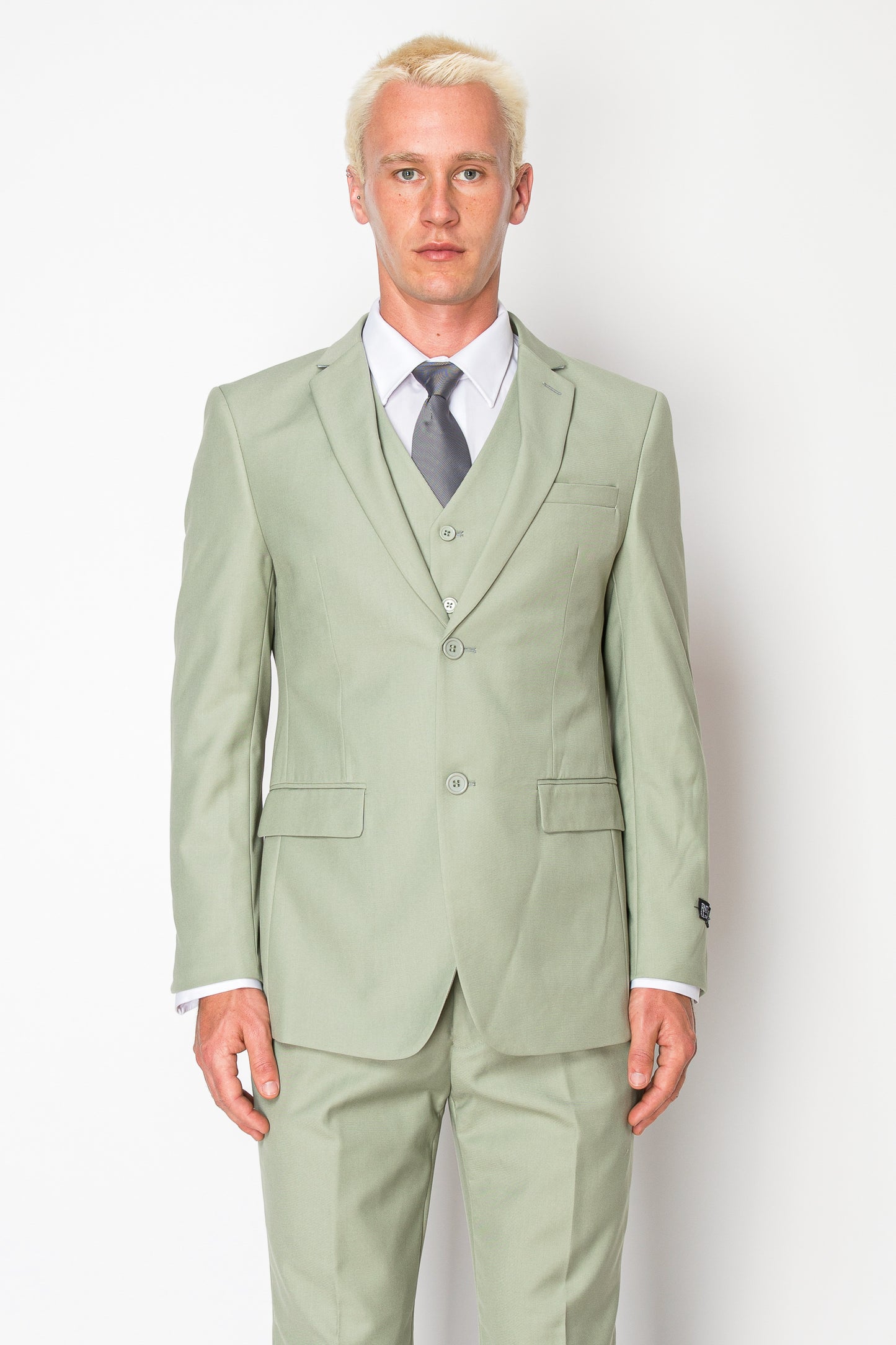 3 Piece Slim Fit Suit - Green (874516)