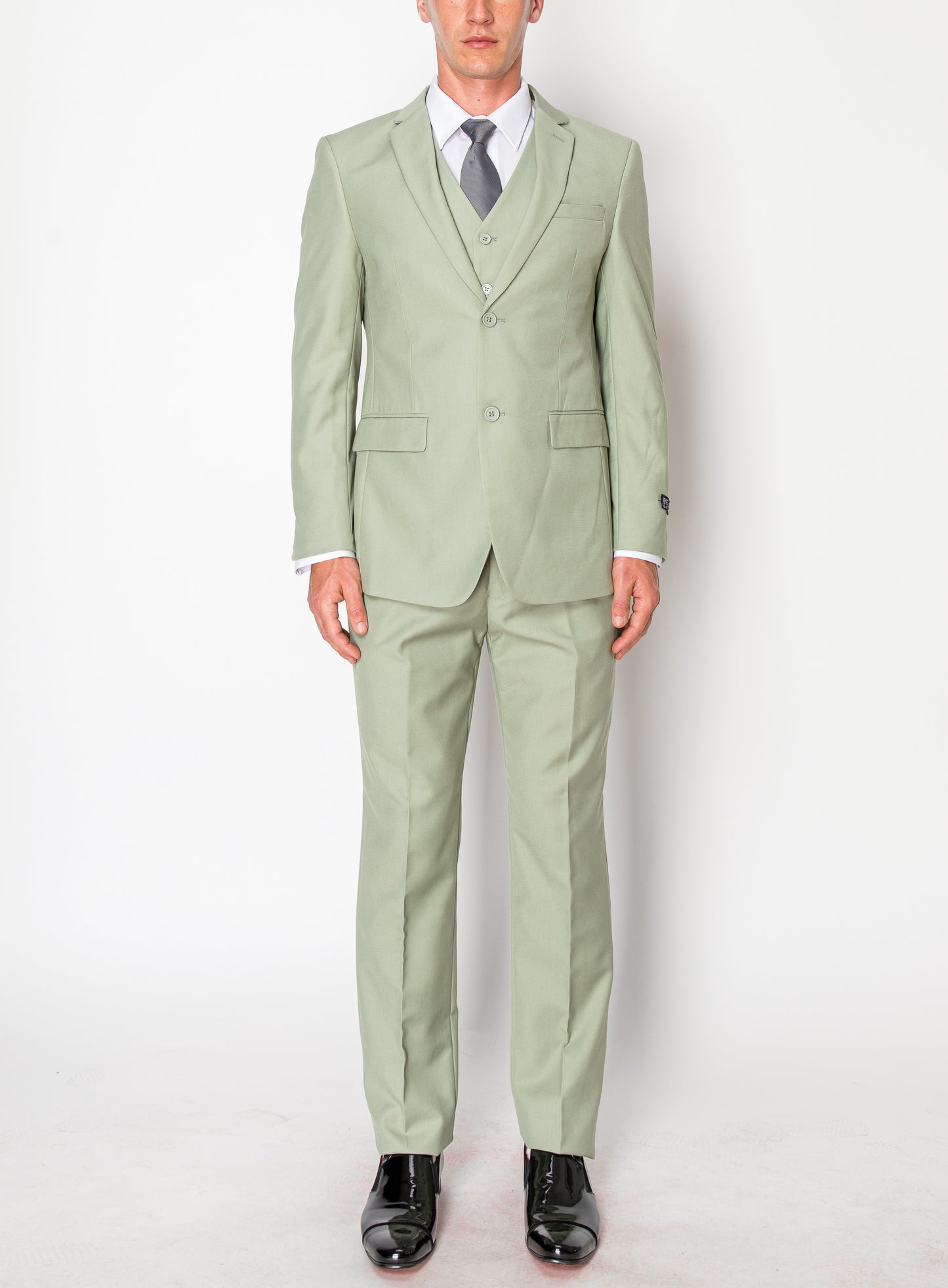 3 Piece Slim Fit Suit - Green (874516)