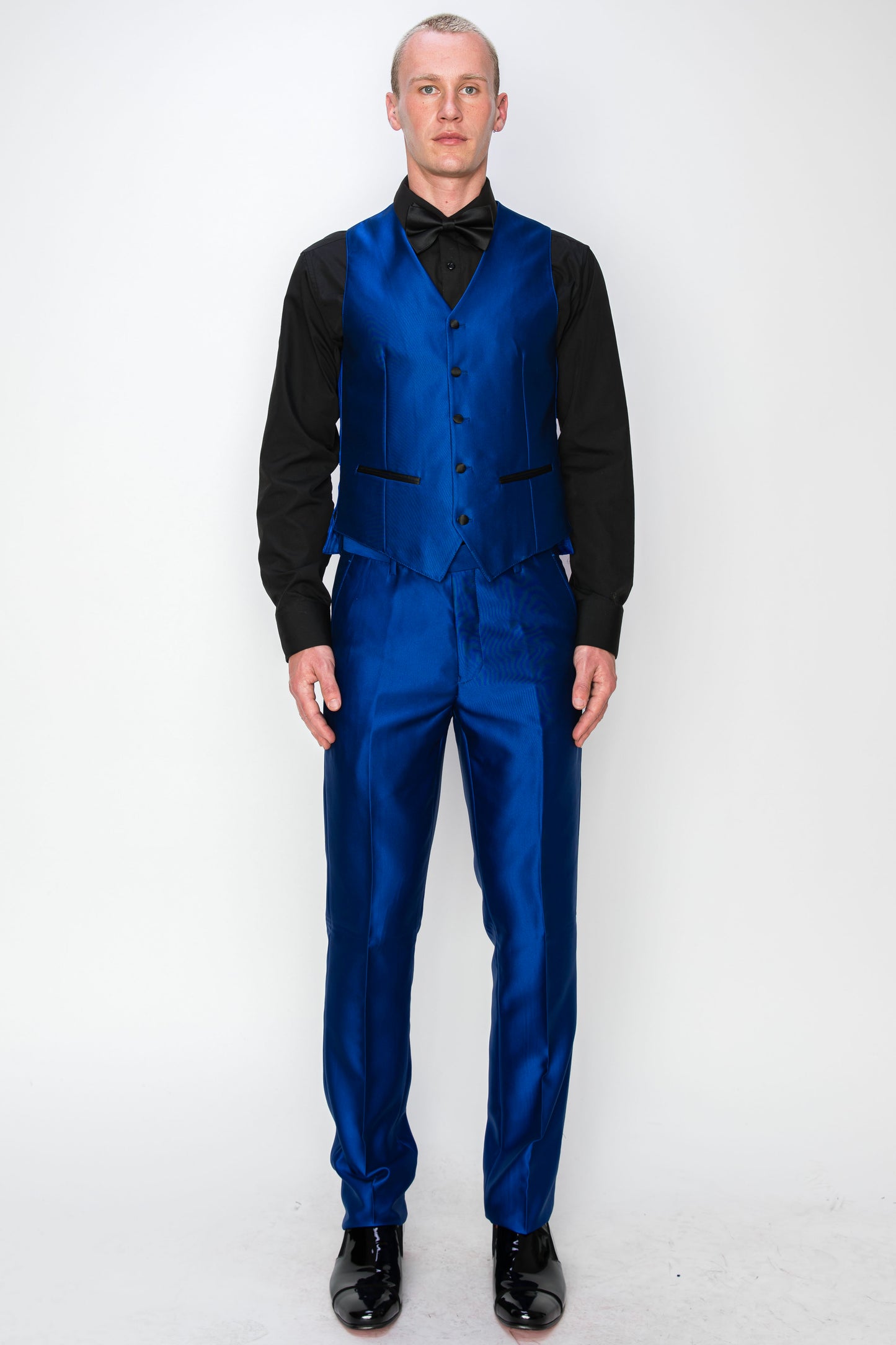 3 Piece Slim Fit Tuxedo - Shiny Royal Blue (1970908)