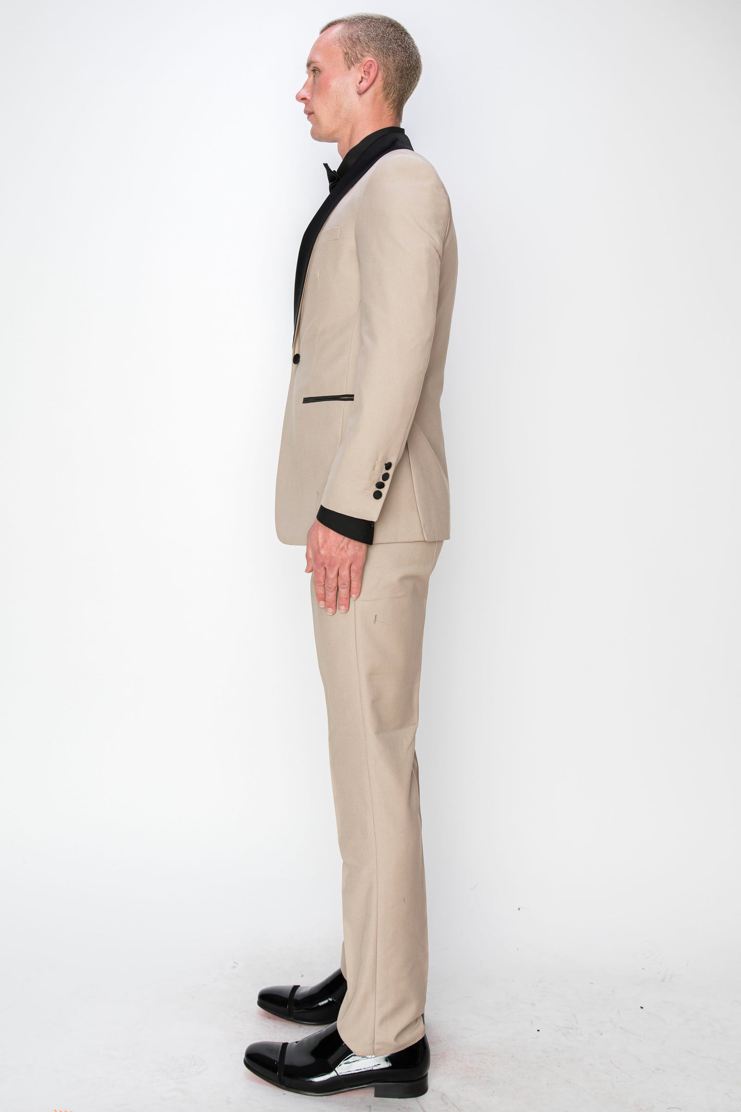 3 Piece Slim Fit Tuxedo - Beige (1874507)